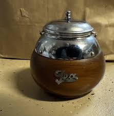 60s Tea Caddy - Etsy