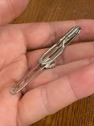 Vintage Tie Bar Red Enameled Church Usher Shield Cross SilverTone Sunday Jewelry | eBay