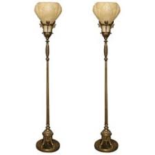 Pair of Art Deco Torchiere Floor Lamps at 1stDibs | vintage art deco torchiere floor lamp, art deco torchiere lamp, antique funeral lamps