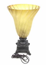 Sold at Auction: Traditional Style Torchiere Table Lamp