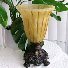 Vintage Torchiere Table Lamp - Etsy