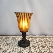 Pretty Bronze Color Traditional Style Torchiere Accent Lamp ...