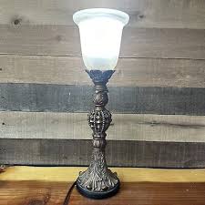 Table Lamp With Frosted Glass 20” -flaw | eBay
