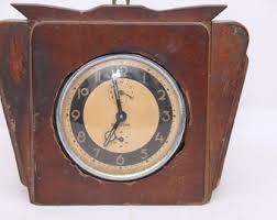 Vintage Seikosha Japan Alarm Clock: Antique Wooden Box ...