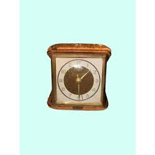 Vintage Travellers Folding Travel Alarm Clock in Leather ...