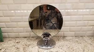 French Style VINTAGE Art Deco HEAVY Chrome Plated Dressing Table Vanity Mirror | eBay