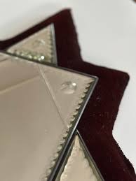 Antique Victorian Sorcerers Mirror With Red Velvet Frame - Etsy