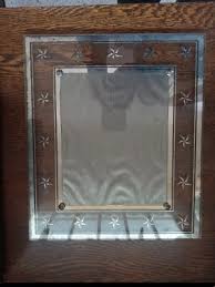 World War 1 Era Silver Star Reverse Painted Glass Picture Frame | eBay