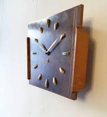 Art Deco Wooden Wall Clock at 1stDibs | art deco wall clocks, art deco clock wall, art deco wooden clock