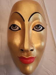 Wayan Muka Gold Mask, Mas-Ubud, From Bali, Signed | eBay