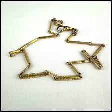 Vintage Swank Gold Filled Ornate Watch Chain. For Sale at ...