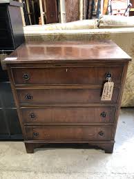 Antique Dark Wood Chest of Drawers – The Home Remedy Stroud