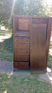FREE Antique oak bachelors wardrobe