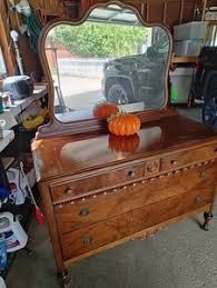 Antique Chest of Drawers with Mirror | eBay