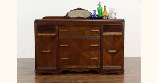 Art Deco Waterfall 1930's Vintage Mahogany Sideboard ...