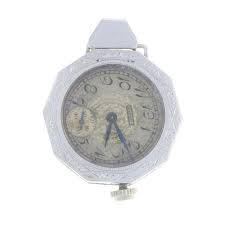 White Gold Art Deco Converted Watch Pendant - 14k Vintage ...