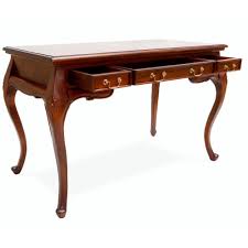 Solid Mahogany Wood desk table home office Antique French ...