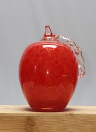 Ron Hinkle Hand Blown Apple - Etsy