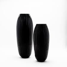 Murano Vase in Onyx Black – Mogul