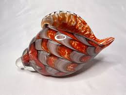 Dynasty Gallery Handcrafted Art Glass Shell Conch | eBay