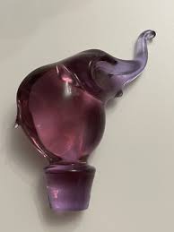 ROYAL COPENHAGEN Decanter In Clear With Pink Elephant ...