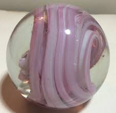 Silvestri Signed Swirl Art Glass Paperweight | eBay