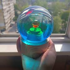 Magic Snow Globe Planet Earth. Glas Globe, Water Globe. - Etsy