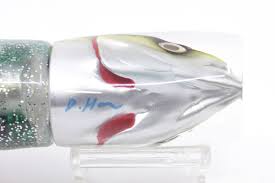 JB Signature Lures Green Mackerel Large Shorty 12" 8oz Skirted Green-C — GZ Lures Big Game Supply