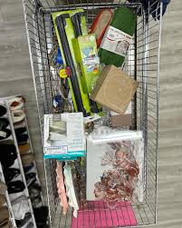 Every day THOUSANDS of items go into the store! These are just a FEW of the carts and racks that went into the store yesterday and today! You really never know what