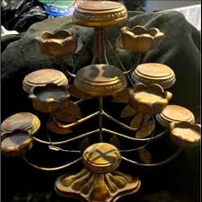 Accents | Vintage Metal Brassy Colored Candelabra | Poshmark