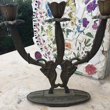 Shabbat Brass Grape Vine Design Vintage Candle Holders With Hebrew Made in Israel M-d Century Vintage Judaica - Etsy