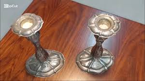 Pair of Swedish Silver Candlesticks For Sale at 1stDibs
