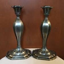 Vintage Pair of Pairpoint Mfg. Co. Quadruple Silverplate 10 3/4” Candlesticks B6121 - Etsy