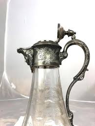 Art Nouveau Silver-Plated Claret Jug, 1900s for sale at Pamono