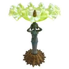 Vintage Vaseline Glass Bowl - For Sale on 1stDibs