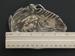 Antique Art Nouveau Dish or Card Tray / Pin Tray / Trinket ...