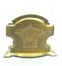 Vintage Art Deco Bronze Letter Holder | eBay