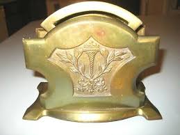 Antique Vintage Real Bronze Letter/Napkin Holder No.6767 ...