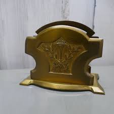 Vintage Art Deco Bronze Letter Holder - Etsy