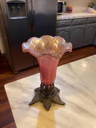 Vintage Mercury Glass Lily Lamp-great Vintage Look-great Gift! - Etsy