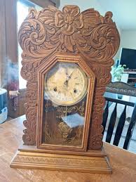 antique wood works clock products for sale | eBay