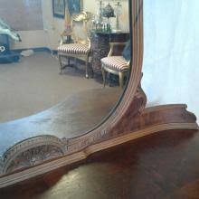 Sold at Auction: Antique Victorian Walnut Vanity Dresser with Mirror Top