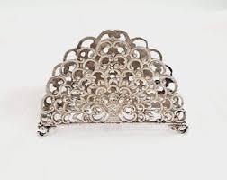 RARE Vintage Chinelli Luxury Napkin Holder, Italian Silver-plated Serviette Holder - Etsy