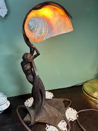 Art Nouveau Nautilus Shell Lamp - Etsy