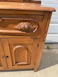 Antique Dresser Solid Wood Chest of Drawers Nightstand ...