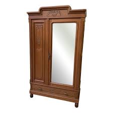 Antique Art Nouveau Linen Cupboard, 1890s | Chairish