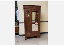 Antique Art Nouveau Linen Wardrobe, 1910 | Chairish