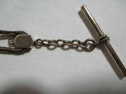 Vintage Gold Filled or Plated Watch Chain with Gold Slide ...