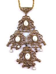 Vintage Art Nouveau Necklace, Vintage Jewelry - Etsy Israel