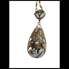 Vintage Deco Sautoir Enamel Necklace (A2429). For Sale at ...